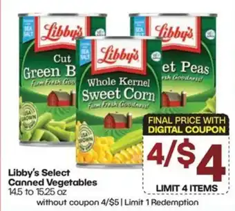 Libby's Select Canned Vegetables