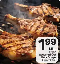 Harp's Market Fresh Assorted Cut Pork Chops Family Pack offer