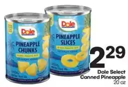 Harp's Market Dole Select Canned Pineapple offer