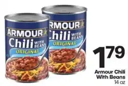 Harp's Market Armour chili with beans offer
