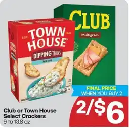 Harp's Market Club or Town House Select Crackers offer