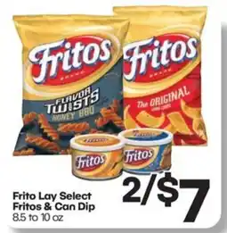 Harp's Market Frito Lay Select Fritos & Can Dip offer
