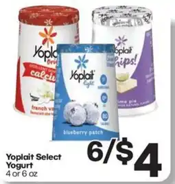 Harp's Market Yoplait Select Yogurt offer
