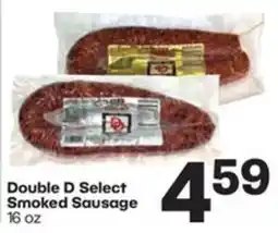 Harp's Market Double D Select Smoked Sausage offer
