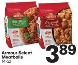 Harp's Market Armour Select Meatballs offer