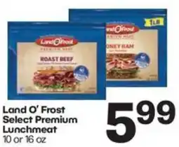 Harp's Market Land O' Frost Select Premium Lunchmeat offer