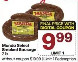 Harp's Market Manda Select Smoked Sausage offer