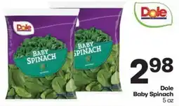 Harp's Market Dole baby spinach offer