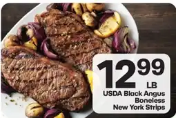 Harp's Market Usda Black Angus Boneless New York Strips offer