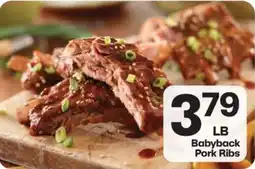 Harp's Market Babyback Pork Ribs offer