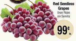Big Saver Foods Red Seedless Grapes offer