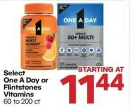 Harp's Market One A Day or Flintstones Vitamins offer