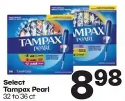 Harp's Market Select Tampax Pearl offer