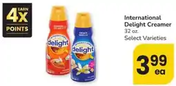 Safeway International Delight Creamer offer