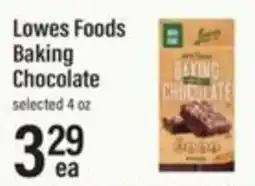 Lowes Foods Lowes Foods Baking Chocolate offer
