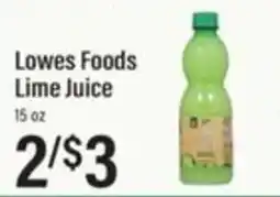 Lowes Foods Lowes Foods Lime Juice offer