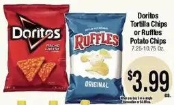 Big Saver Foods Doritos Tortilla Chips or Ruffles Potato Chips offer