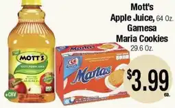 Big Saver Foods Mott's Apple Juice offer