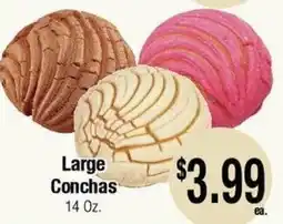 Big Saver Foods Large Conchas offer