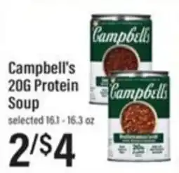 Lowes Foods Campbell's 20G Protein Soup offer