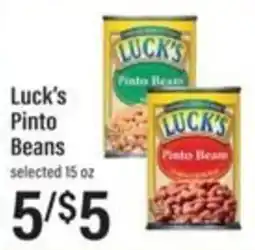 Lowes Foods Luck's Pinto Beans offer