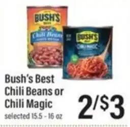 Lowes Foods Bush's Best Chili Beans or Chili Magic offer