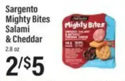 Lowes Foods Sargento mighty bites salami & cheddar offer