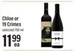 Lowes Foods Chloe or 19 Crimes offer