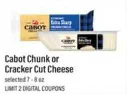 Lowes Foods Cabot Chunk or Cracker Cut Cheese offer