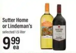 Lowes Foods Sutter Home or Lindeman's selected 1.5 liter offer