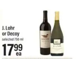 Lowes Foods J. Lohr or Decoy offer