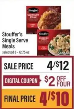 Lowes Foods Stouffer's Single Serve Meals offer
