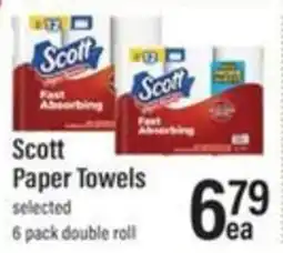 Lowes Foods Scott paper towels offer