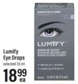 Lowes Foods Bausch + Lomb Lumify Eye Drops offer