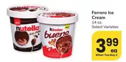 Safeway Ferrero ice cream offer