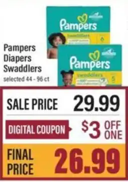 Lowes Foods Pampers Diapers Swaddlers offer