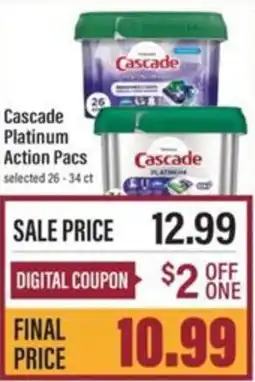 Lowes Foods Cascade Platinum Action Pacs offer