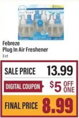 Lowes Foods Febreze plug in air freshener offer