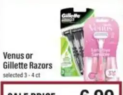 Lowes Foods Venus or Gillette Razors offer
