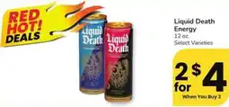 Safeway Liquid Death Energy offer