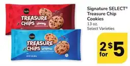Safeway Signature Select treasure chip cookies offer