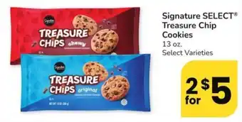 Signature Select treasure chip cookies