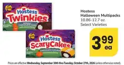 Safeway Hostess halloween multipacks offer