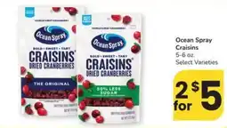 Safeway Ocean Spray Craisins offer
