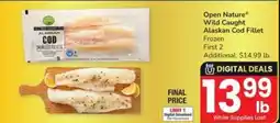 Safeway Open Nature Wild Caught Alaskan Cod Fillet offer