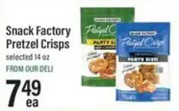 Lowes Foods Snack Factory Pretzel Crisps offer