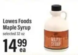 Lowes Foods Lowes Foods Maple Syrup offer
