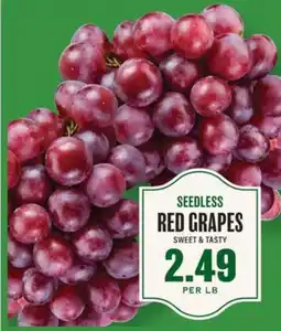 Lowes Foods Seedless red grapes offer