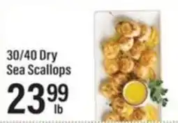 Lowes Foods 30/40 Dry Sea Scallops offer