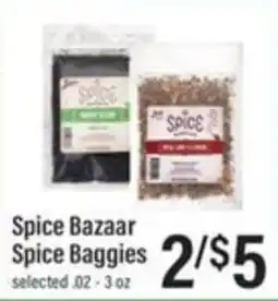 Lowes Foods Spice Bazaar Spice Baggies offer